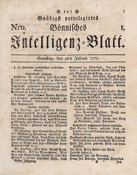 Bönnisches Wochenblatt